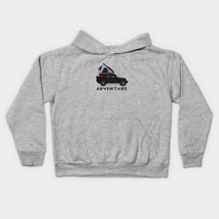 Jeep adventure camp Kids Hoodie